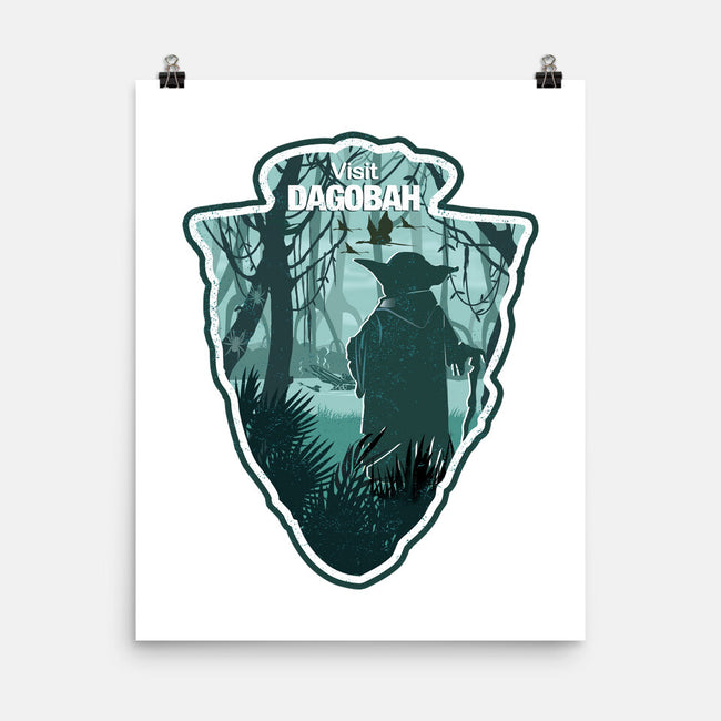 Visit Dagobah-None-Matte-Poster-palmstreet