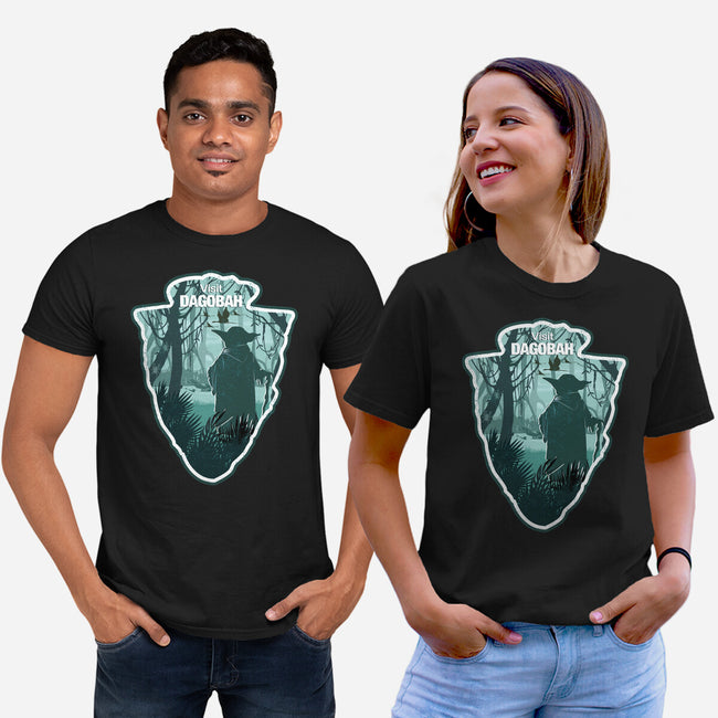 Visit Dagobah-Unisex-Basic-Tee-palmstreet