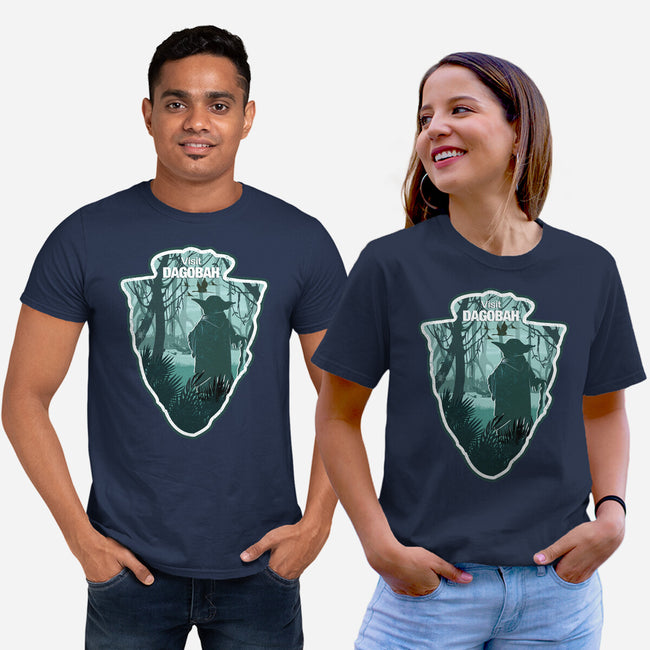 Visit Dagobah-Unisex-Basic-Tee-palmstreet