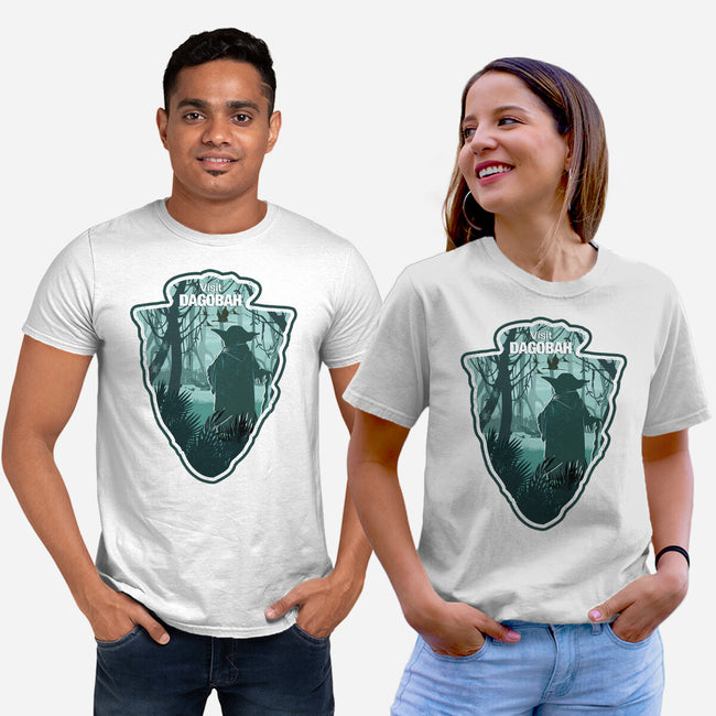 Visit Dagobah-Unisex-Basic-Tee-palmstreet