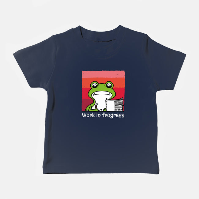 Work In Frogress-Baby-Basic-Tee-imisko