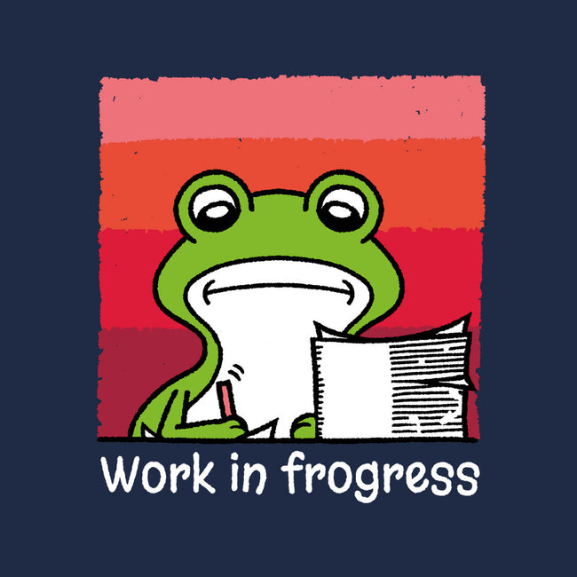 Work In Frogress-Unisex-Basic-Tee-imisko