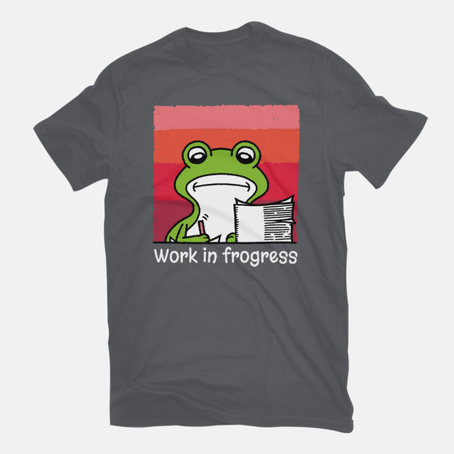 Work In Frogress-Unisex-Basic-Tee-imisko