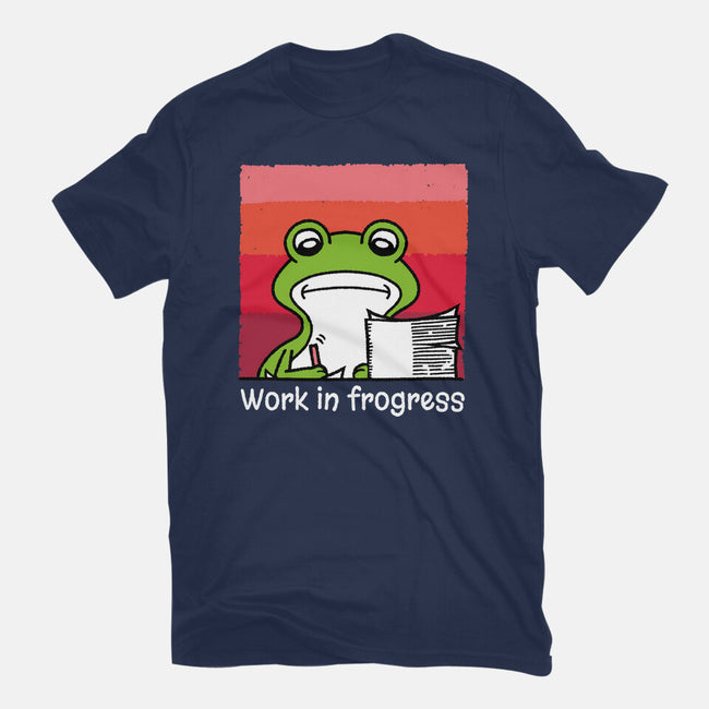 Work In Frogress-Mens-Premium-Tee-imisko