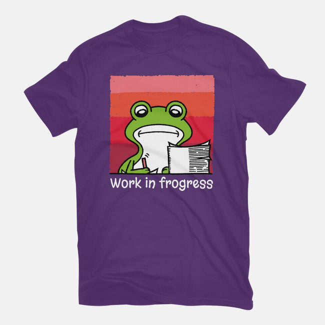 Work In Frogress-Mens-Premium-Tee-imisko
