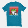 Work In Frogress-Unisex-Basic-Tee-imisko