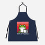 Work In Frogress-Unisex-Kitchen-Apron-imisko