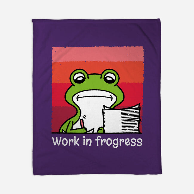 Work In Frogress-None-Fleece-Blanket-imisko