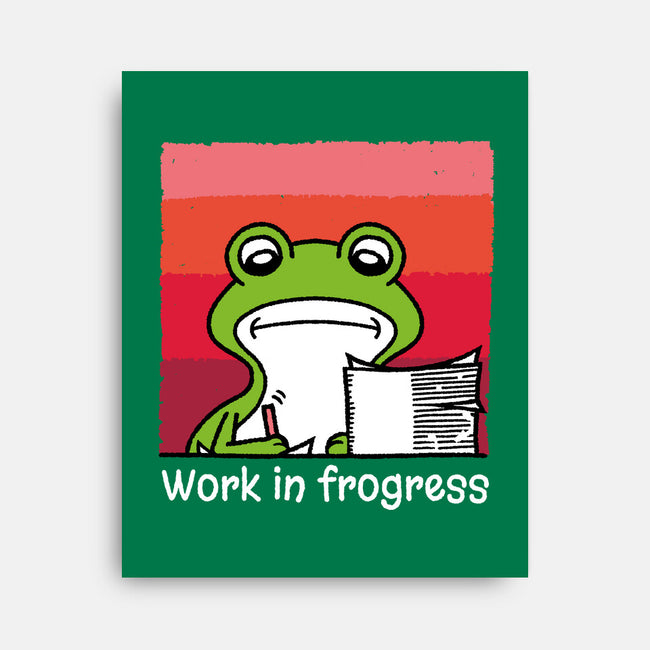 Work In Frogress-None-Stretched-Canvas-imisko