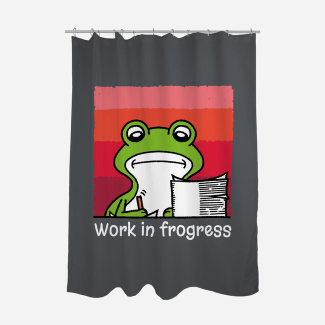 Work In Frogress-None-Polyester-Shower Curtain-imisko