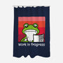 Work In Frogress-None-Polyester-Shower Curtain-imisko