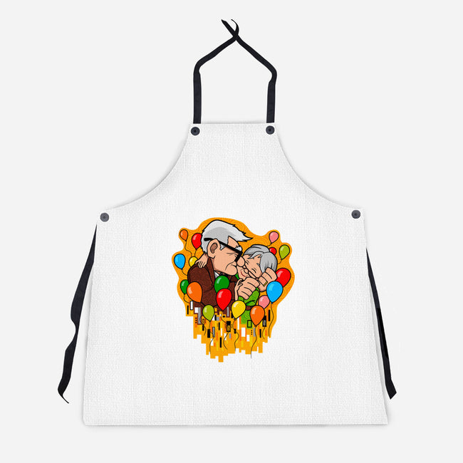 Balloon Kiss-Unisex-Kitchen-Apron-jasesa