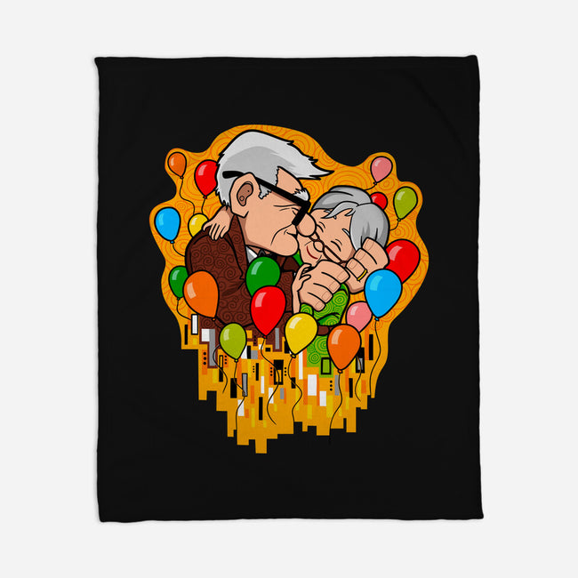 Balloon Kiss-None-Fleece-Blanket-jasesa