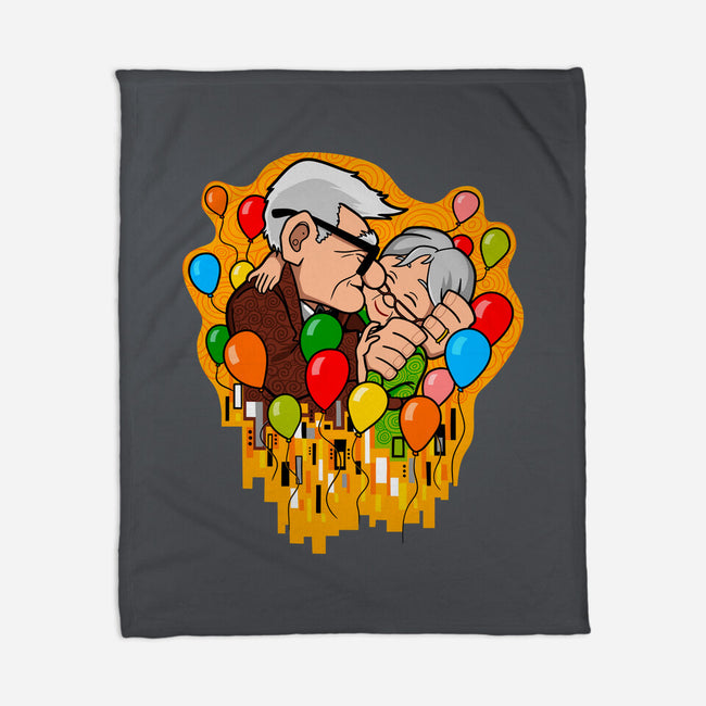 Balloon Kiss-None-Fleece-Blanket-jasesa