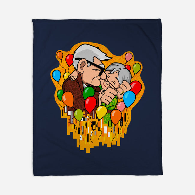 Balloon Kiss-None-Fleece-Blanket-jasesa