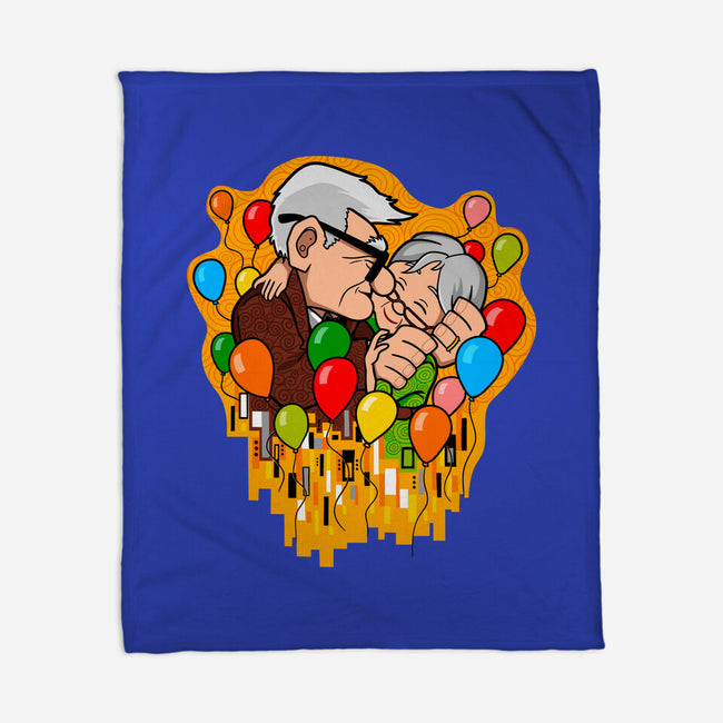Balloon Kiss-None-Fleece-Blanket-jasesa