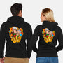 Balloon Kiss-Unisex-Zip-Up-Sweatshirt-jasesa