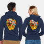 Balloon Kiss-Unisex-Zip-Up-Sweatshirt-jasesa