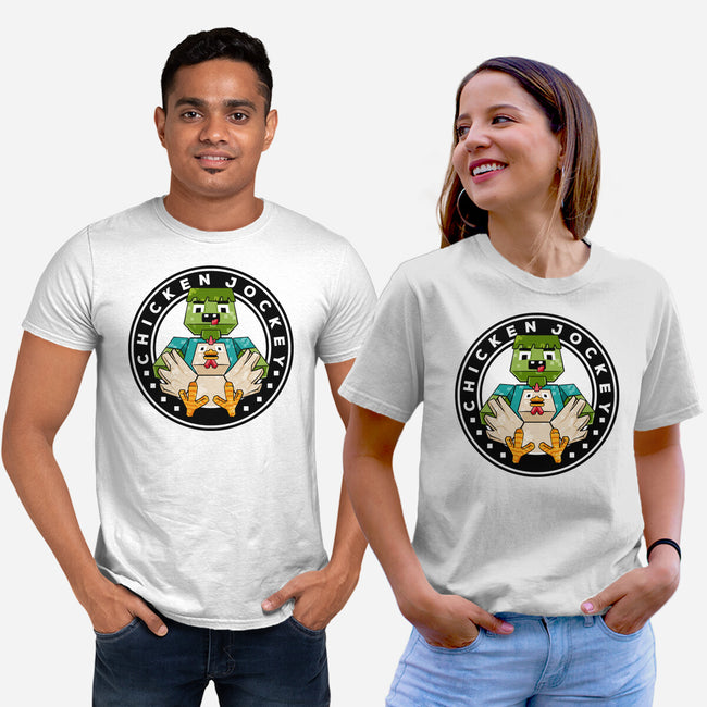 Chicken Cube Lover-Unisex-Basic-Tee-spoilerinc