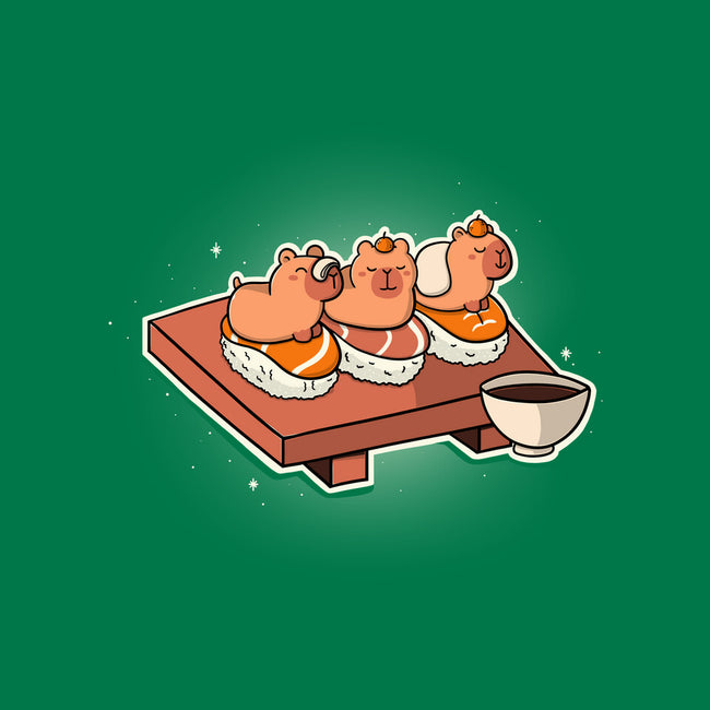 Capybara Sushi-None-Removable Cover w Insert-Throw Pillow-Freecheese