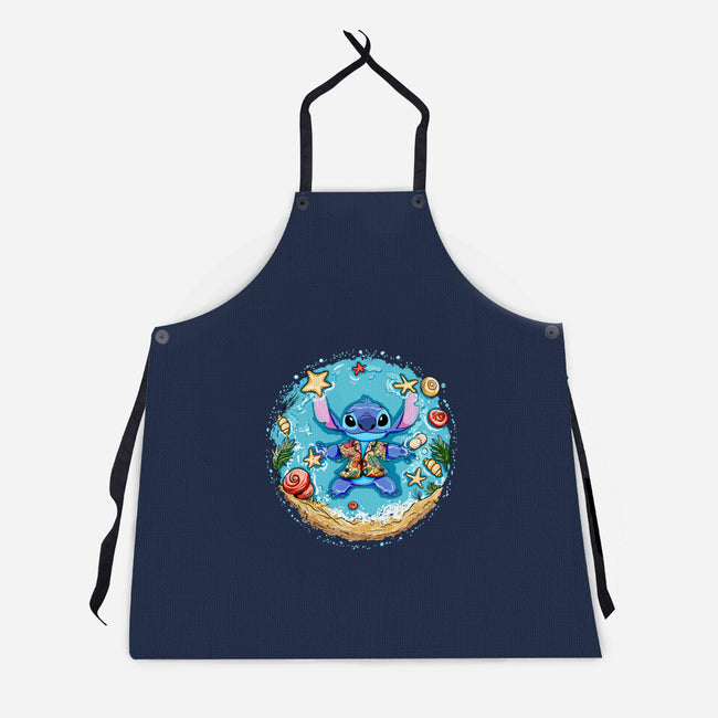 Ohana Means Vacation-Unisex-Kitchen-Apron-JamesQJO