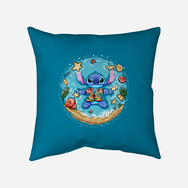 Ohana Means Vacation-None-Removable Cover w Insert-Throw Pillow-JamesQJO