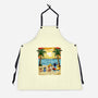 Paw-sitive Vibes Only-Unisex-Kitchen-Apron-JamesQJO
