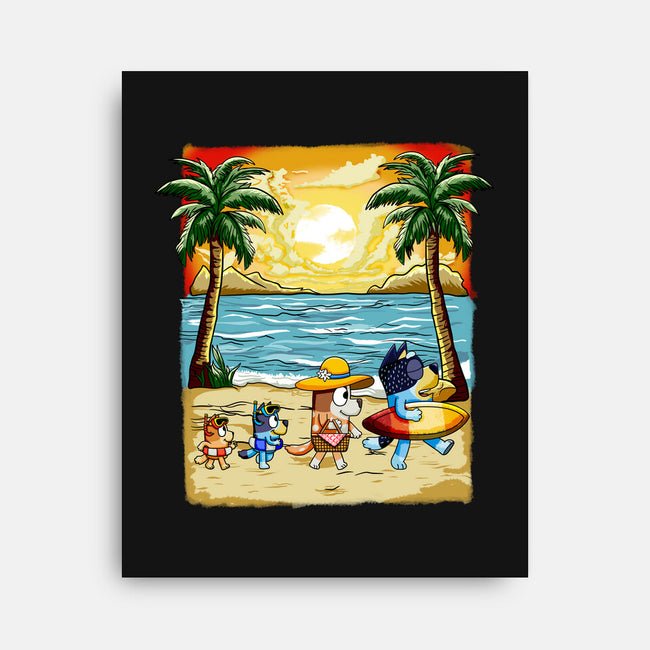 Paw-sitive Vibes Only-None-Stretched-Canvas-JamesQJO