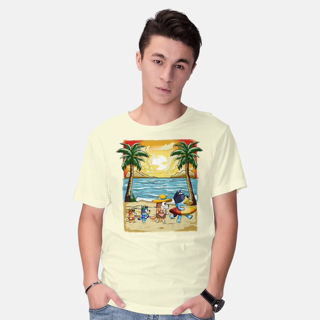 Paw-sitive Vibes Only-Mens-Basic-Tee-JamesQJO