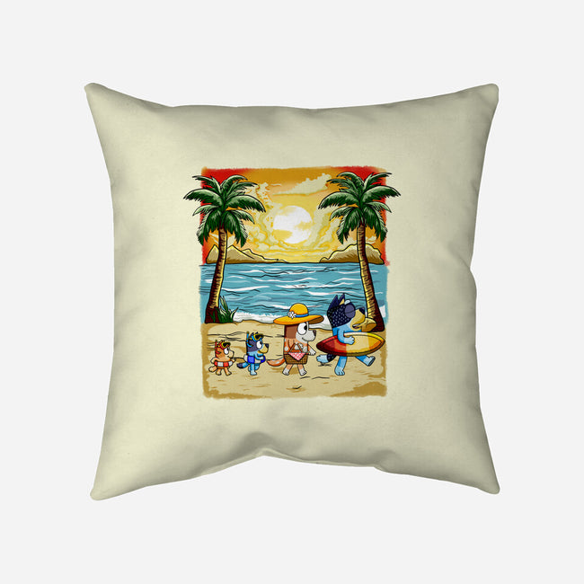 Paw-sitive Vibes Only-None-Removable Cover w Insert-Throw Pillow-JamesQJO