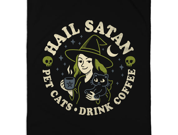 Pet Cats Drink Coffee