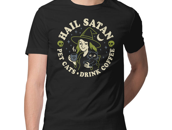 Pet Cats Drink Coffee