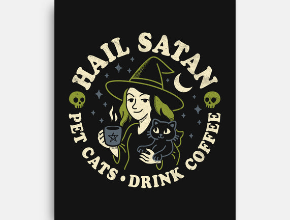 Pet Cats Drink Coffee