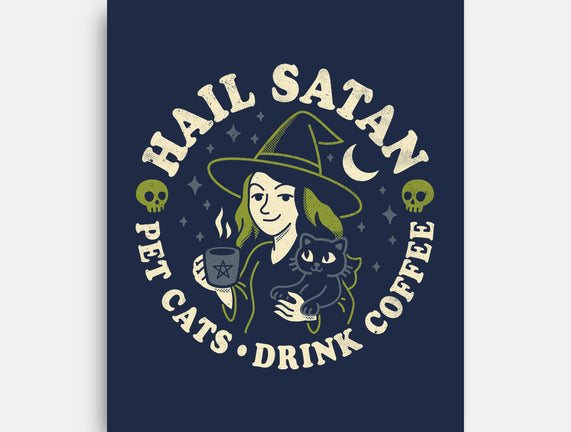 Pet Cats Drink Coffee