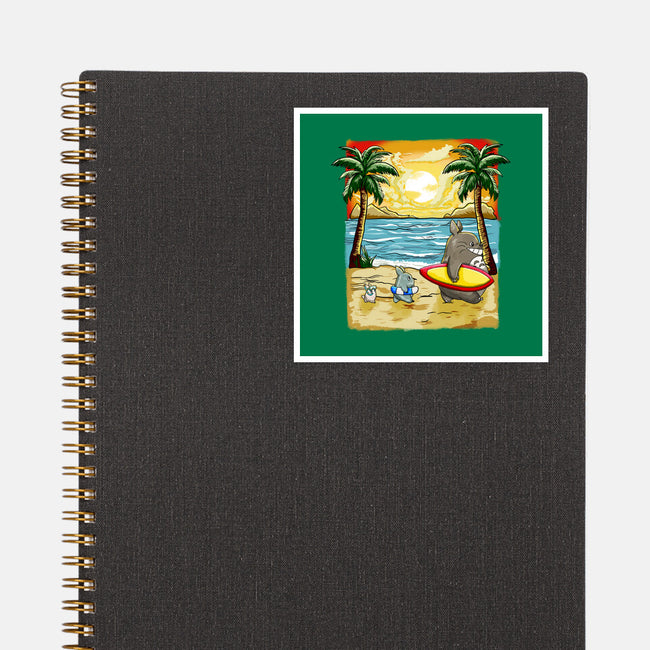 Summer With My Neighbor-None-Glossy-Sticker-JamesQJO