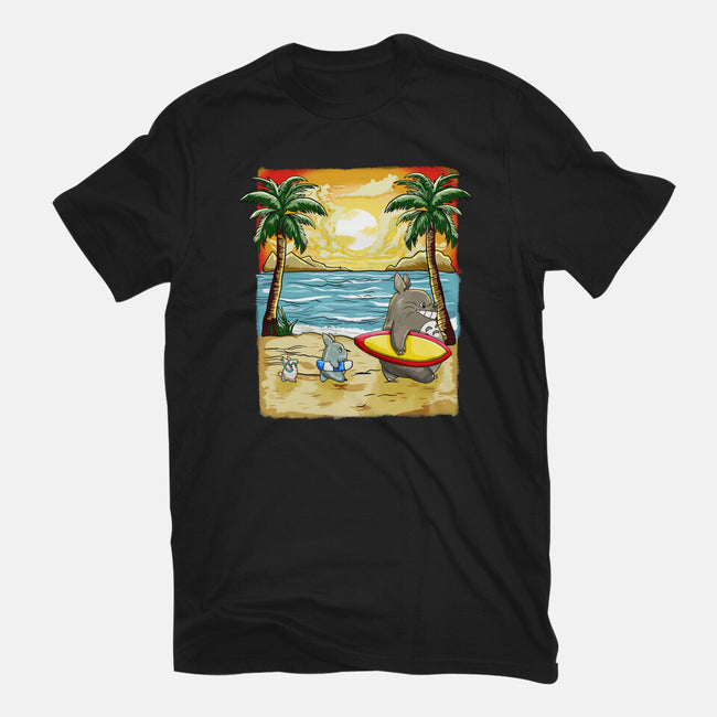 Summer With My Neighbor-Mens-Basic-Tee-JamesQJO
