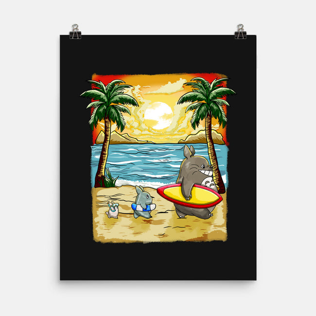 Summer With My Neighbor-None-Matte-Poster-JamesQJO