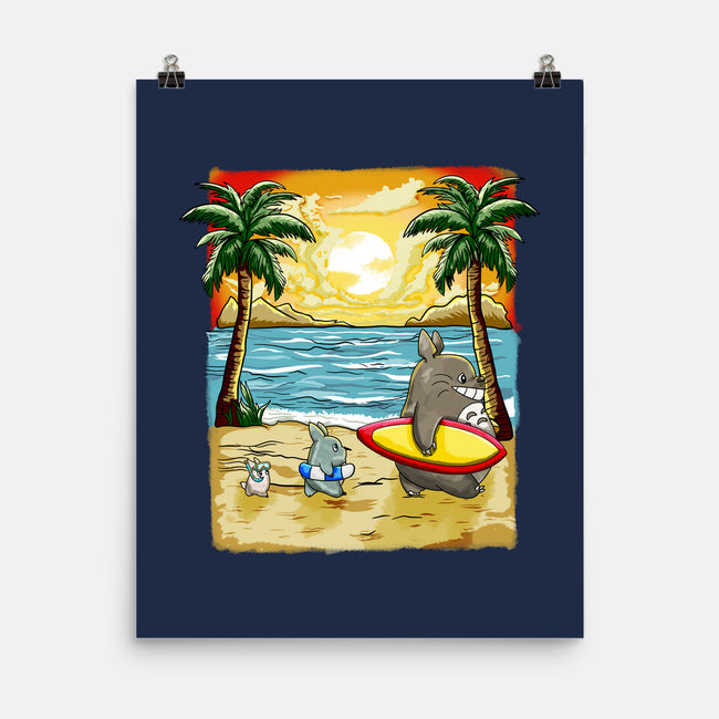 Summer With My Neighbor-None-Matte-Poster-JamesQJO