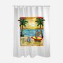 Summer With My Neighbor-None-Polyester-Shower Curtain-JamesQJO