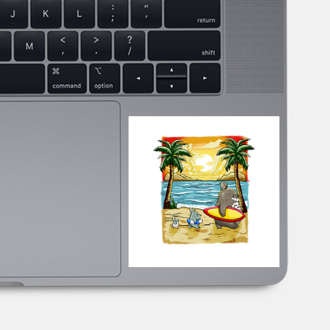 Summer With My Neighbor-None-Glossy-Sticker-JamesQJO