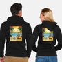 Summer With My Neighbor-Unisex-Zip-Up-Sweatshirt-JamesQJO