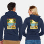 Summer With My Neighbor-Unisex-Zip-Up-Sweatshirt-JamesQJO