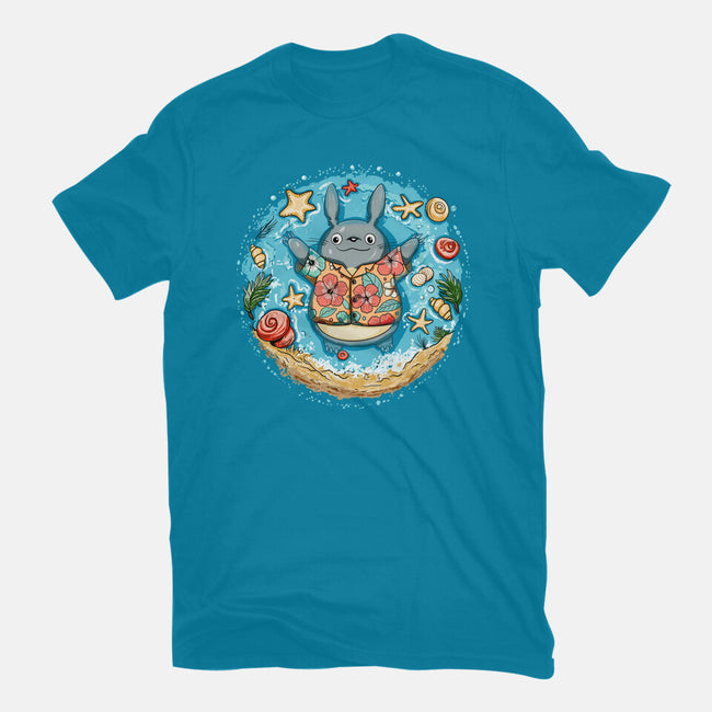 Aloha Totoro-Unisex-Basic-Tee-JamesQJO