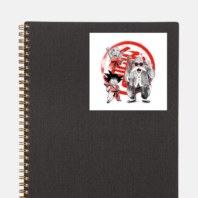 Kame School Sumi-e-None-Glossy-Sticker-DrMonekers