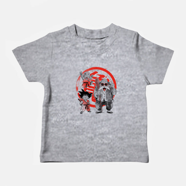 Kame School Sumi-e-Baby-Basic-Tee-DrMonekers