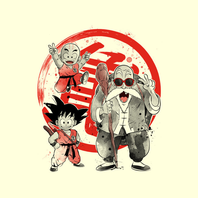 Kame School Sumi-e-None-Stretched-Canvas-DrMonekers