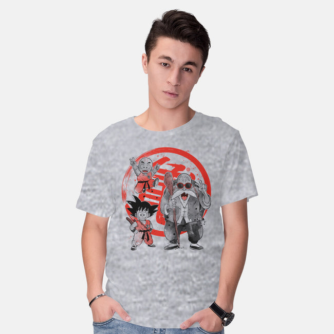 Kame School Sumi-e-Mens-Basic-Tee-DrMonekers