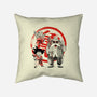 Kame School Sumi-e-None-Removable Cover w Insert-Throw Pillow-DrMonekers