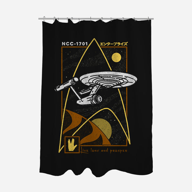 Keep Exploring-None-Polyester-Shower Curtain-sebasebi