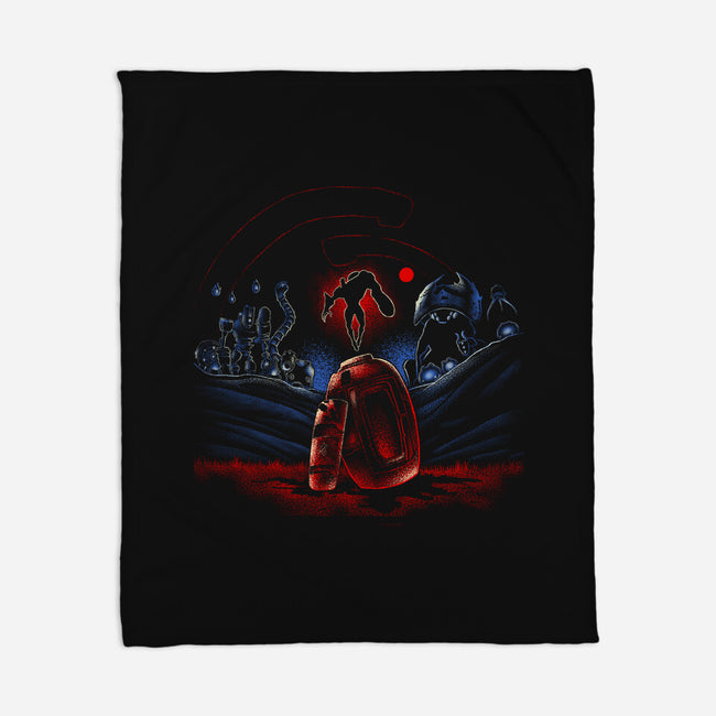 Risk It For The Rain-None-Fleece-Blanket-naomori